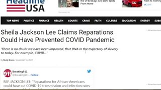 Rep Lee states reparations would have saved Blacks from Covid