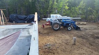 Colorado Log Home Build S3E3 Walk Out Basement Stud Walls