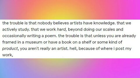 Artists Aren't Replicable