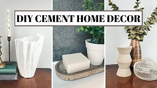 HIGH-END CONCRETE DECOR - Modern Home Decorations Made Out of Cement