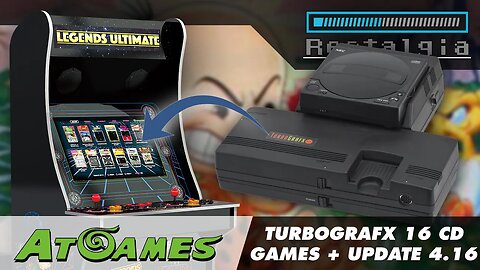 TurboGrafx-16 CD Games on Your Legends Ultimate Arcade!