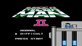 Mega Man 2 (1988) Full Game (Difficult Mode) [NES]