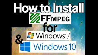 How to Download and Install FFmpeg in Windows 7 and 10