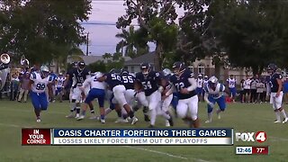 Oasis Charter forfeits three games