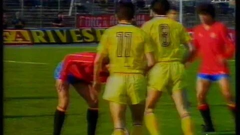 1988 UEFA Euro Qualification - Romania v. Spain