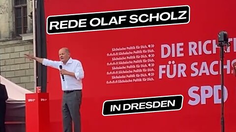 Rede Olaf Scholz (SPD) in Dresden 19.07.2024@Weichreite TV🙈