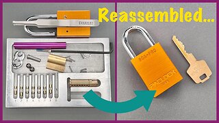 [1494] Reassembling a PacLock 90A-Pro Padlock