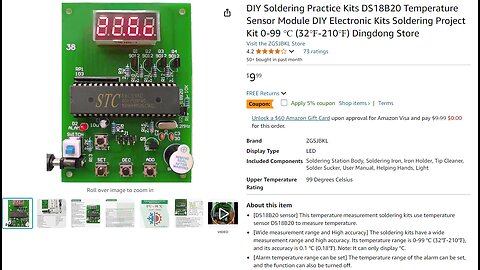 DIY Temperature Module Soldering Kit