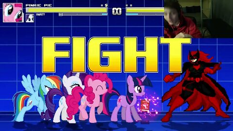 My Little Pony Characters (Twilight Sparkle, Rainbow Dash, And Rarity) VS Batwoman In An Epic Battle