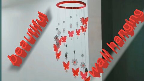 Wall hanging decoration/Easy craft.