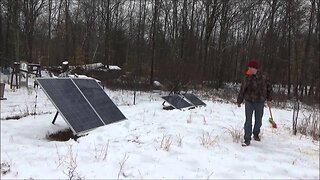 Snowy Day At The Off Grid Homestead