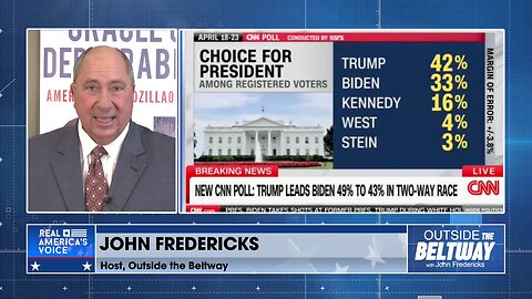 Fredericks: Trump Rocks Biden by +9 in CNN Poll