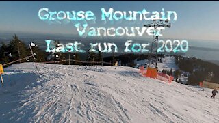 Grouse Mountain Vancouver - Last Run for 2020