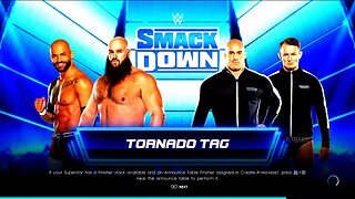 WWE Friday Night Smackdown Ricochet & Braun Strowman vs Imperium in a Street Fight