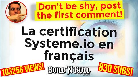 La certification Systeme.io en français