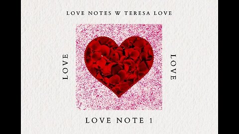 Love Note 1 - An Opened Heart - Kingdom Partnerships #kingdomspouse #propheticword #love