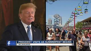 President Trump to visit Milwaukee Wednesday night; traffic gridlock expected