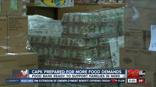 Food bank is prepared to support more families