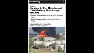 Marathon Shuts Down 3rd-Largest US Oil Refinery After Storage Tank Fire @CanadianPrepper