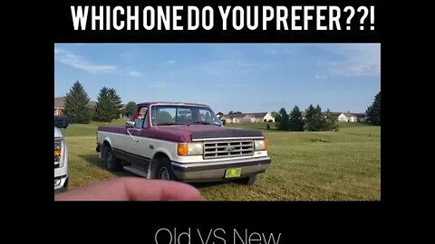 2021 Ford F150 vs. 1988 Ford F150 Which do you prefer?