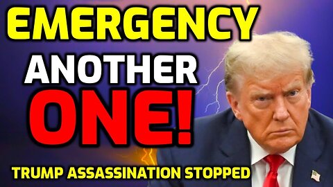 EMERGENCY ALERT!! ⚠️ ANOTHER DONALD TRUMP ASSASSINATION JUST STOPPED!!