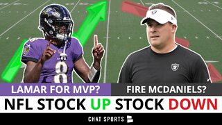 NFL Week 3 Stock Up, Stock Down: Trevor Lawrence Breakout, Lamar Jackson MVP, Fire Josh McDaniels?