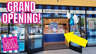 BATH & BODYWORKS GRAND OPENING | ELK GROVE, CA! | 🎇RIBBON CUTTING CEREMONY | #BATHANDBODYWORKS