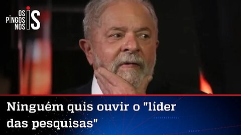 Entrevista de Lula fracassa em audiência no YouTube