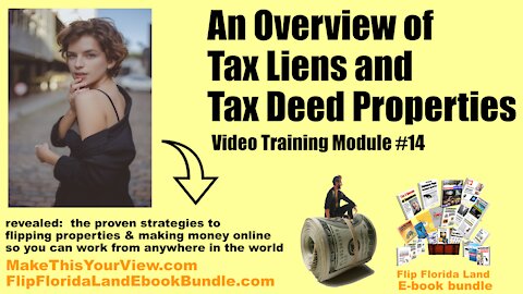 Video Training Module #14 - An Overview of Tax Liens and Tax Deed Properties