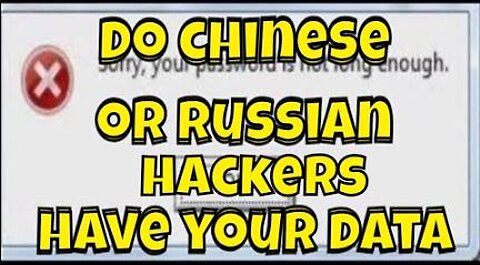 Do Chinese or Russian Hackers Already Have Your Data? #technology