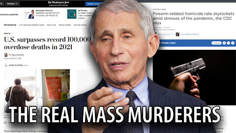 REAL MASS MURDERERS: The Media and the CDC Have Killed TEN THOUSAND TIMES More Than Buffalo Shooter