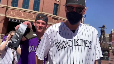 Rockies fans excited for in-person Opening Day baseball