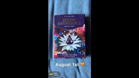 August 1st oracle card: trust