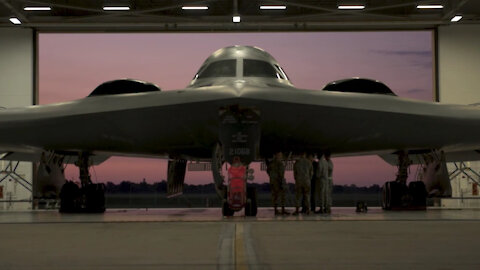 B-2 Spirit Super Bowl 55 Flyover Starting Line-up