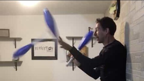 Ever seen juggling from the side?