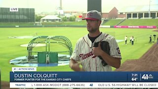 Dustin Colquitt at Opening Day