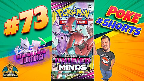 Poke #Shorts #73 | Unified Minds | Mewtwo & Mew Hunting | Pokemon Cards Opening