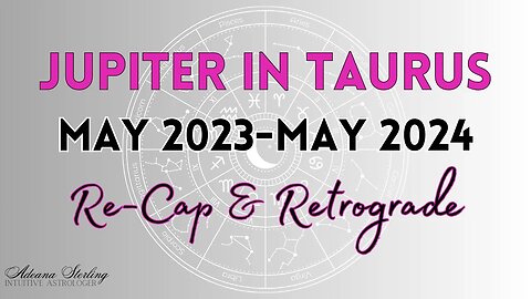 Jupiter RETROGRADE in TAURUS - September 4-December 30, 2023 #astrology #2023 #jupiter #taurus