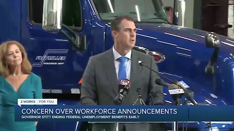 Concern over workforce announcements, unemployment benefits ending early