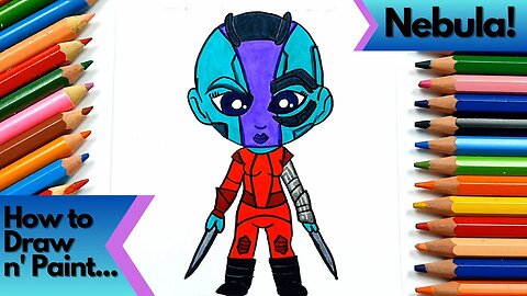 How to Draw and Paint the Guardians of the Galaxy Nebula