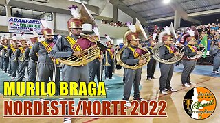 BANDA MARCIAL MURILO BRAGA 2022 NA COPA NORDESTE NORTE DE BANDAS E FANFARRAS 2022