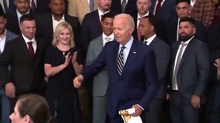 Biden Wraps Up Remarks To Houston Astros, Immediately Gets Confused Trying To Leave The Stage