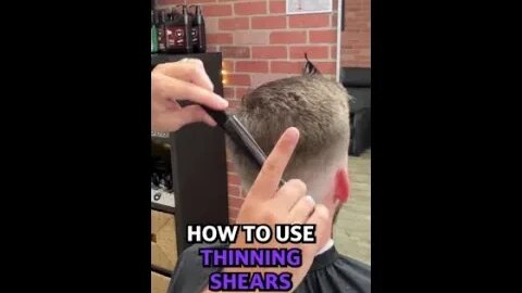 9 - Using Thinning Shears