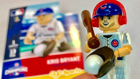 Chicago Cubs MVP Kris Bryant MLB mini figure toy by Oyo Sportstoys (G5S5)