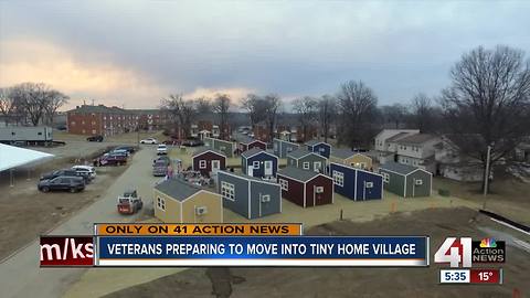 13 veterans move to tiny home village Monday