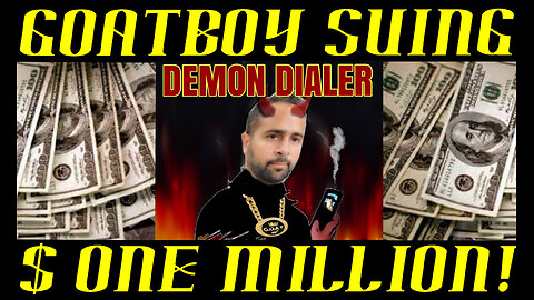 Frauditor GoatBoy Will Sue City For One Million Dollars!
