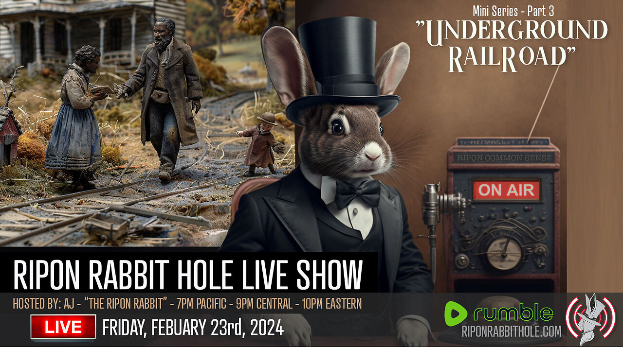 FRIDAY NIGHT LIVE – “Underground Railroad: Hidden Connections