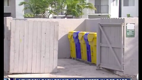 Baby found alive in dumpster in suburban Boca Raton is one day old