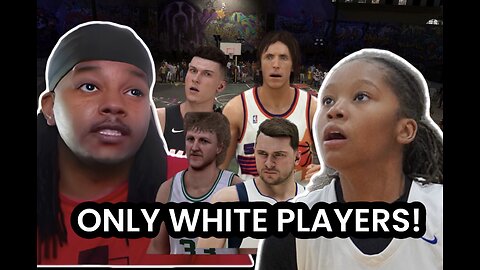 Playing NBA 2k24 against Yogi (All white players)