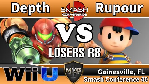 Depth (Samus) vs. Rupour (Ness) - SSB4 Losers R8 - Smash Conference 40